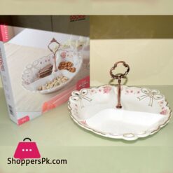 Goldkish Porceline Pestry Stand 9 - Inch