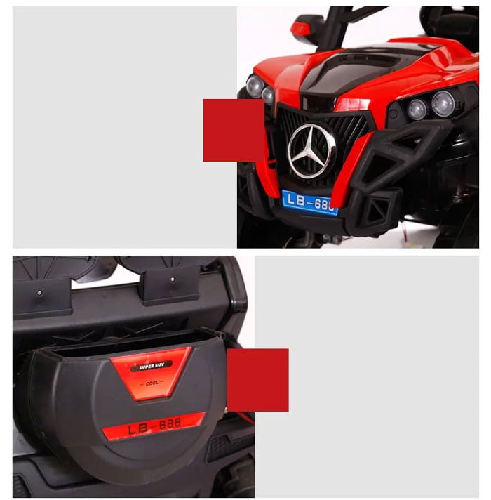 Kids Ride On Mercedes Jeep 4 X 4 Big Size 1988