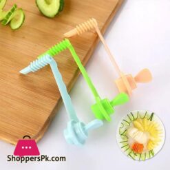 Manual Vegetable Slicer Potato Carrot Spiral Slicer Potato Chips Cutter Kitchen Tool 1 - Pcs