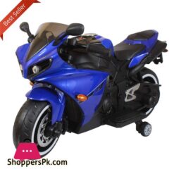 Yamaha R1 Latest Style With Handle Race Kids Ride On Bike Metallic Paint Color
