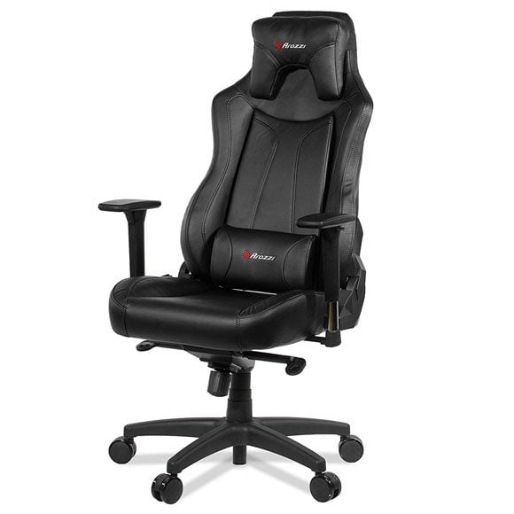 Arozzi Vernazza Series Super Premium Gaming Racing Style Swivel Chair, Black