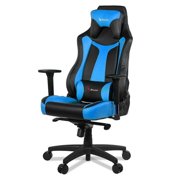 Arozzi Vernazza Series Super Premium Gaming Racing Style Swivel Chair, Blue