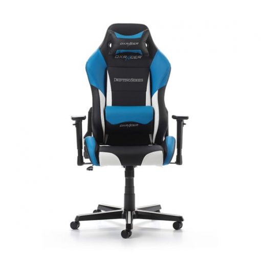 DX Racer Drifting Series Gaming Chair Color Black / White / Blue GC-D61-NWB-M4
