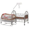 BROWN PRINTED METAL COT 239-in-Pakistan