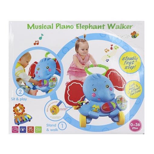 MUSICAL PIANO ELEPHANT WALKER S919 ACTIVITY WALKER-in-Pakistan