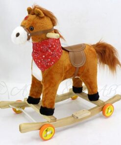 ROCKING HORSE WITH WHEEL SMALL 011+M-in-Pakistan