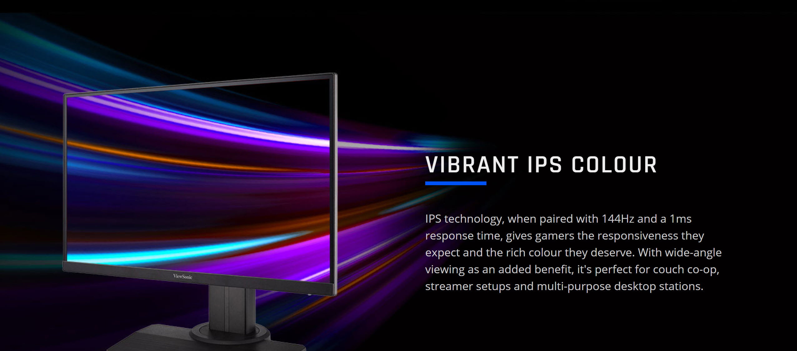 ViewSonic XG2405 24″ 144Hz Gaming Monitor IPS AMD FreeSync FHD – New