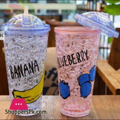Acrylic Double Wall Tumbler with Straw 1- Pcs