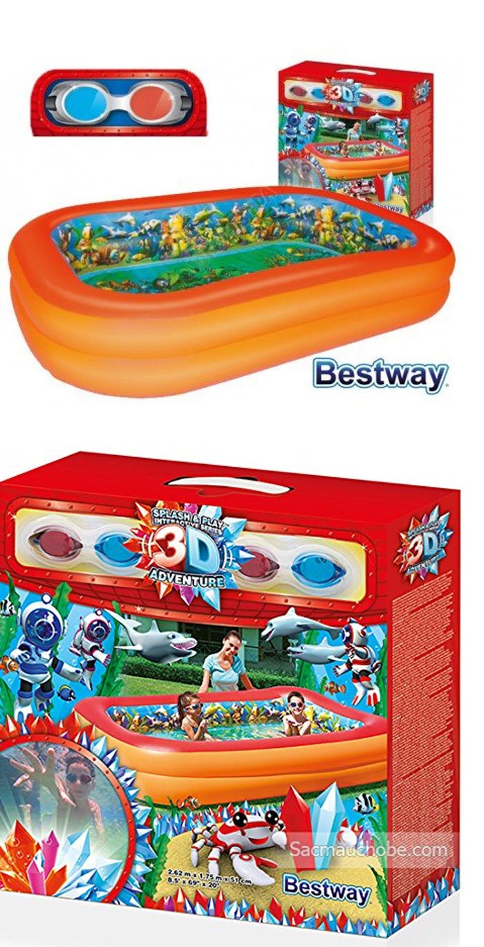 Bestway 3D Diving Pool 8.5Ft X 1.5Ft - 54114