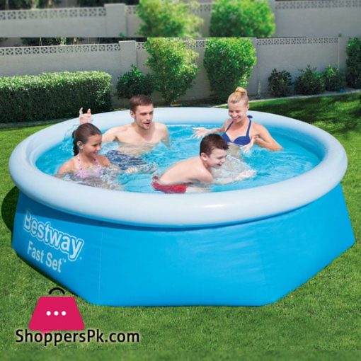 Bestway Fast Set Family Swimming Pool 8 Feet x 26 Inch - 57265