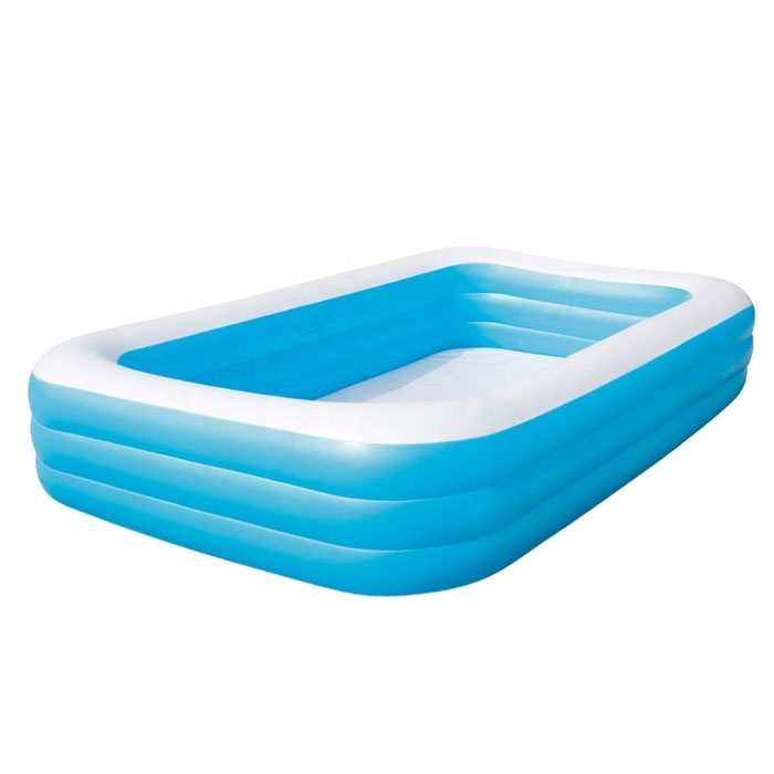 Bestway Rectangular Blue Family Pool Deluxe- 3.05M X 1.83M X 56Cm - 54009