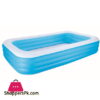 Bestway Rectangular Blue Family Pool Deluxe- 3.05M X 1.83M X 56Cm - 54009