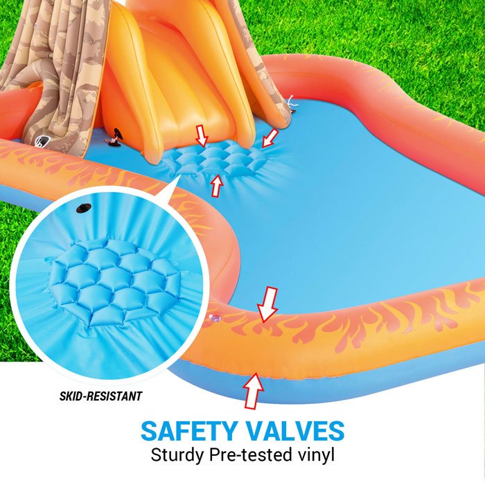Bestway Volcano Splash Island Paddling Pool 277 X 175 X 150 Cm - 53063