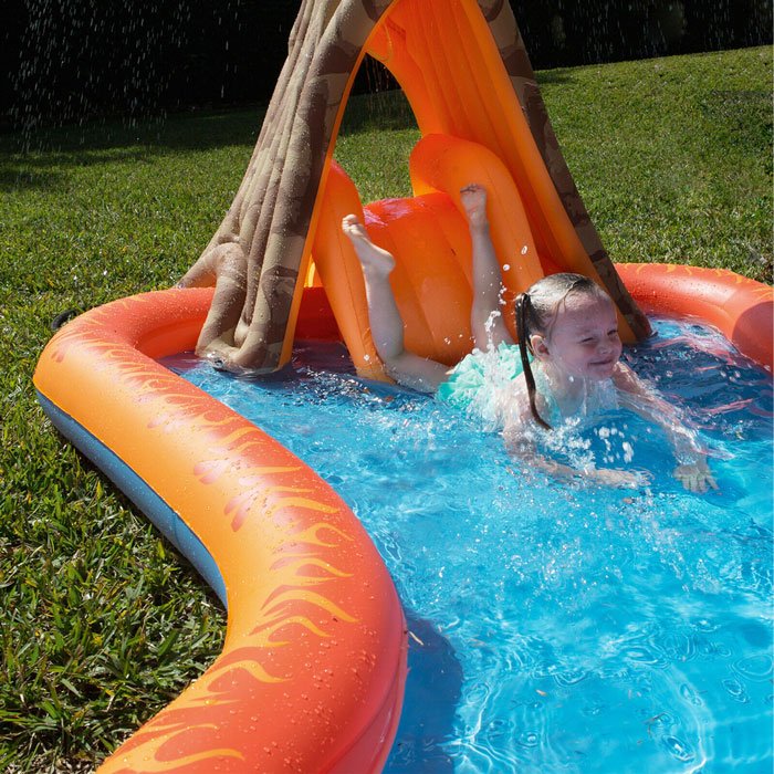 Bestway Volcano Splash Island Paddling Pool 277 X 175 X 150 Cm - 53063