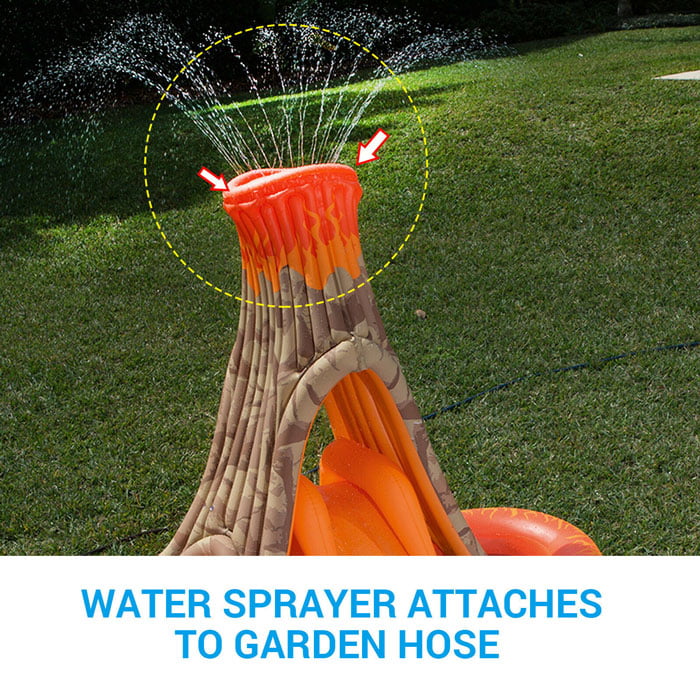 Bestway Volcano Splash Island Paddling Pool 277 X 175 X 150 Cm - 53063