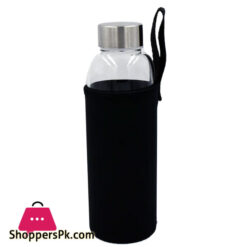 Glass Water Bottle With Cover 550-Ml