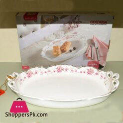 Goldkish Porceline Serving Dish Deep Oval 16 - Inch