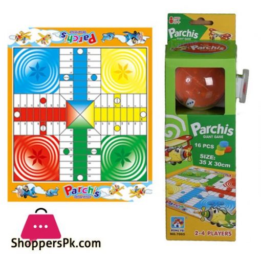 Ludo Board Game 35x30 CM Parchis Giant Game 16 Pcs 7065