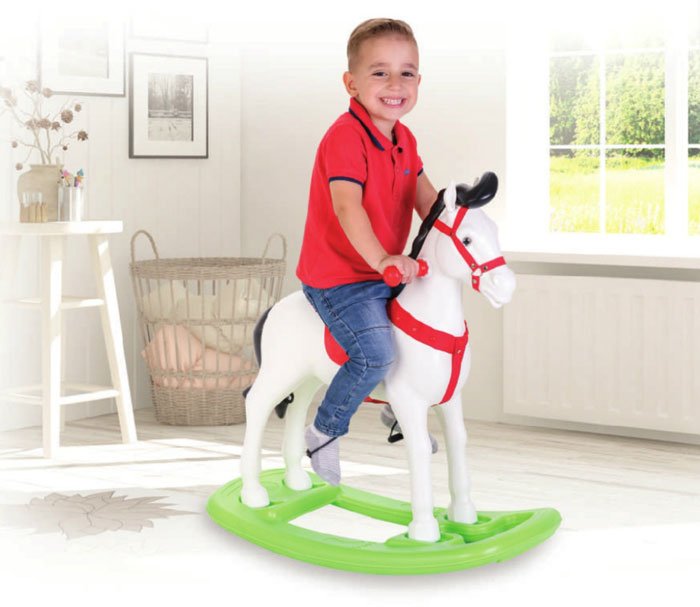 Pilsan Baby Rocking Horse With Stirrups And Handle Duldul Horse Turkey Made 07-522
