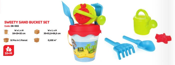 Pilsan Beach Bucket Turkey Made 06-003