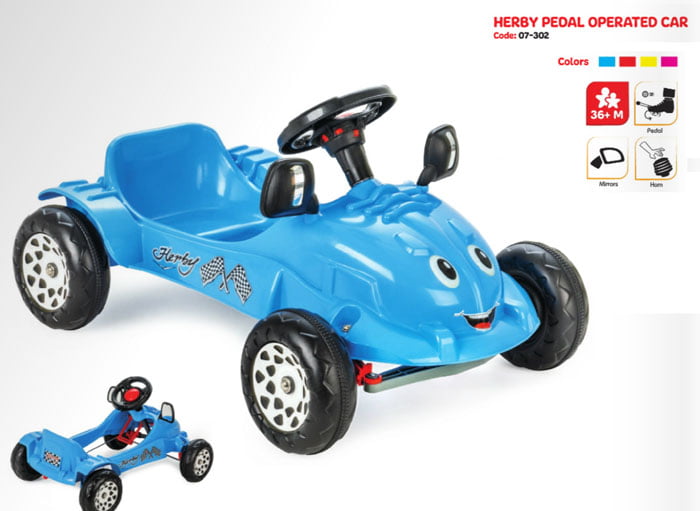 Pilsan Herby Kids Ride On Padel Operated Car 07-302