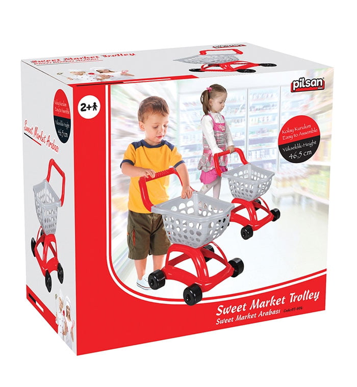 Pilsan Kids Sweet Shopping Cart Turkey Made 07-604 4 Pilsan Kids Sweet Shopping Cart Turkey Made 07-604