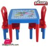 Pilsan Menekse Study Table with Two Chairs 1 to 5 Years Kids Turkey Made 03-414
