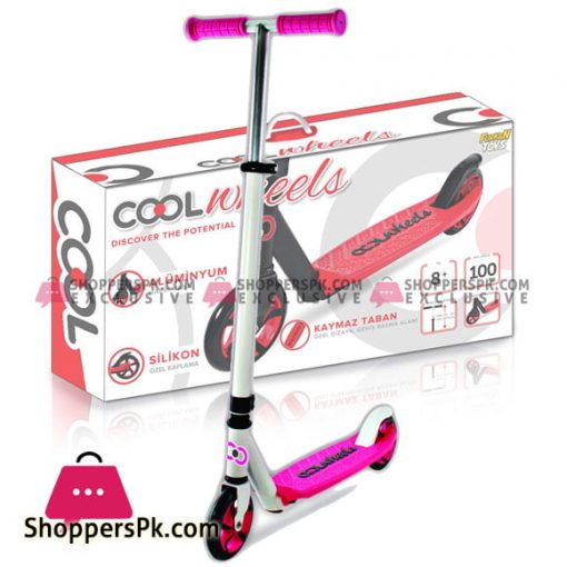 Cool Wheels Rock 8+ Foldable Scooter Pink Turkey Made FR558352