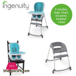 Ingenuity Smart Clean Trio 3-In-1 High Chair - Aqua
