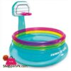 Intex Shoot N Bounce Jump O Lene  Kids Basketball Hoop Inflatable Bouncer 77 X 72 X 60 Inch For Ages ( 3 To 6 ) 48265