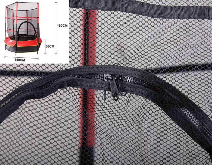 Fun Fit Trampoline With Enclosure Safety Net 5 Feet