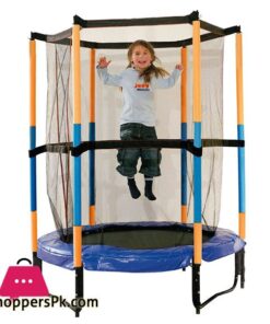 Fun Fit Trampoline With Enclosure Safety Net 5 Feet