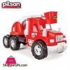 Pilsan Friction Mak Fire Truck Toy Turkey Made 06-613