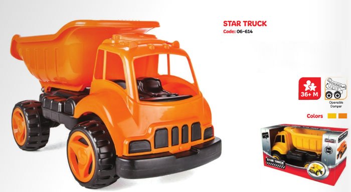 Pilsan Friction Star Truck Toy Turkey Made 06-614