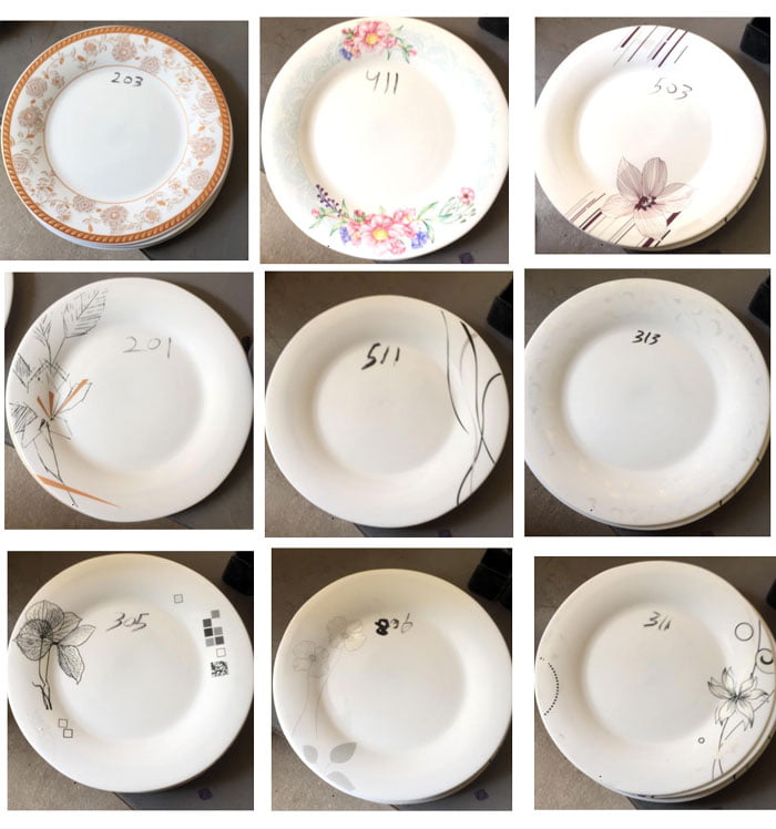 Royal Of London 72 Piece Marble Dinner Set