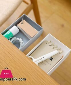 Table Drawer Hidden Under Paste Plastic Desk Organizer