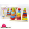 Wooden Three Column Rainbow Tower (Kc4290)