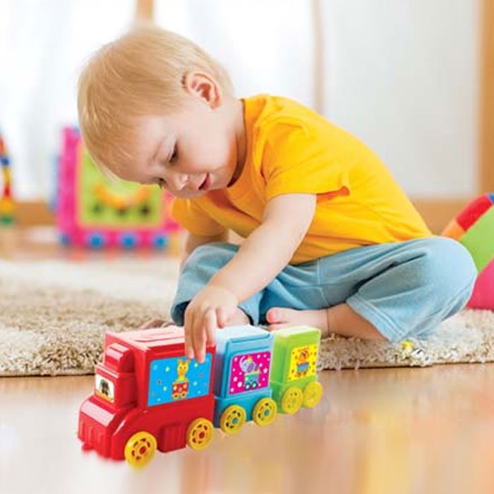 Kids Playing Train Truck Set Turkey Made Fr55474