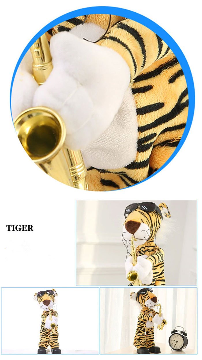 40Cm Singing Dancing Electric Leopard Plush Toy