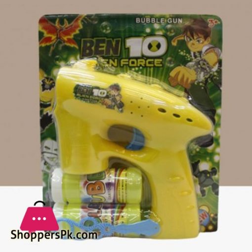 Battery Operated Ben 10 Toy Bubble Gun with Music