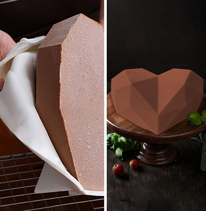 Diamond Heart Silicone Mold