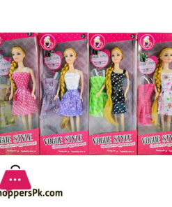 Doll 7033-2 BB with a Long Braid - 1 Pcs