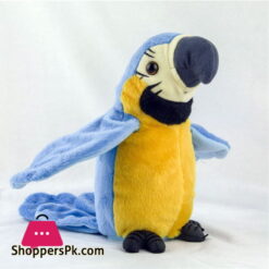 Funny Talking Parrot Toys Sound Record Waving Glove Wings Electronic Birds Stuffed Plush Toy