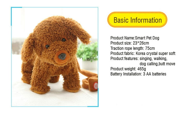 Kids Electric Walking Musical Dog Toy 7 Kids Electric Walking Musical Dog Toy