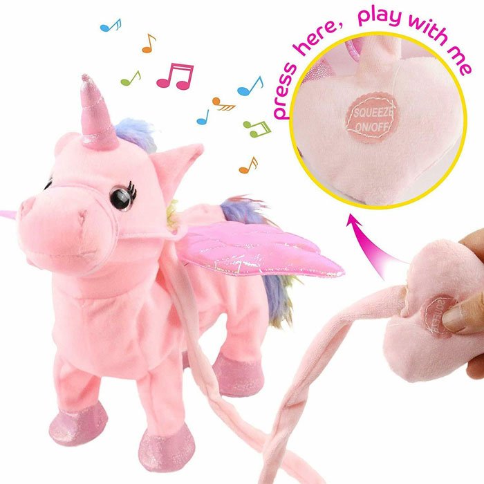 Kids Electric Walking Musical Unicorn Toy