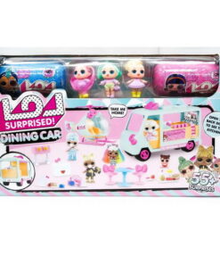 LOL Dinning Car Restaurant with Dolls and Furniture + 2-Capsules 55 Items K5630