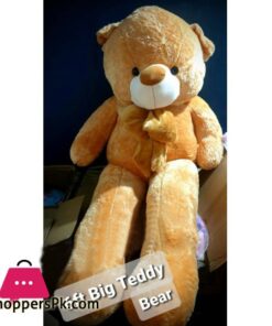 Large Stuff Teddy Bear with Frock 4-Feet 6FTXXL