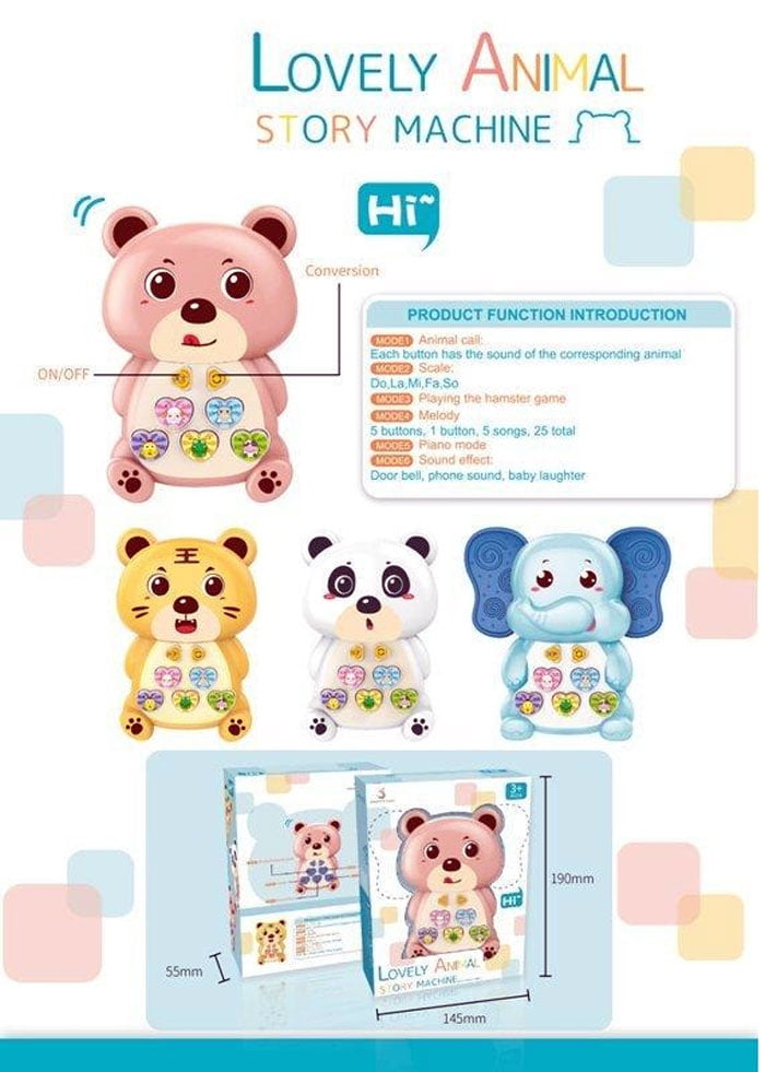 Lovely Animal Story Machine Toy