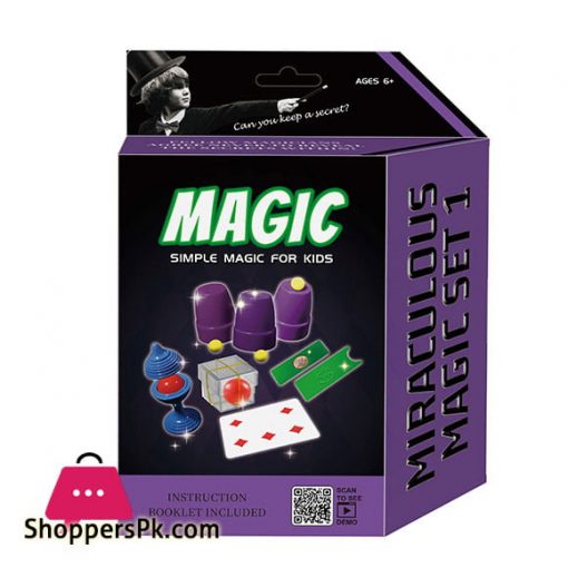 Magician Amazing Magic Set kids Play Fun Game Easy Learn Magic 5 Tricks 2557