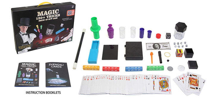 Magician Amazing Magic Set Kids Play Fun Game Easy Learn Magic 150 Tricks